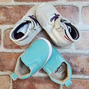 2 for 1 - Stride Rite Sneakers -Monkey Feet Leather Slip on Sneakers